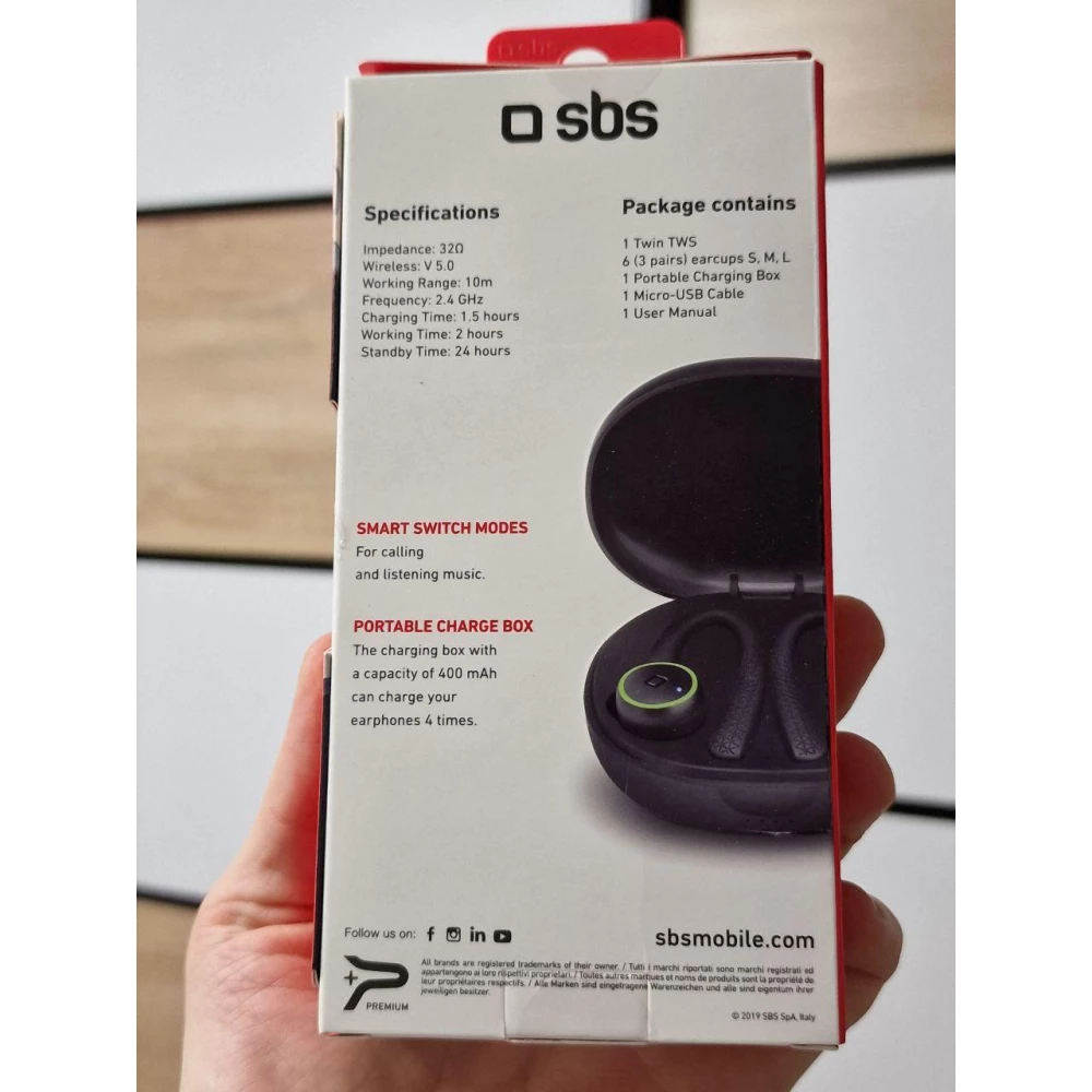 Беспроводные Наушники Sbs TWS Runner Hawks