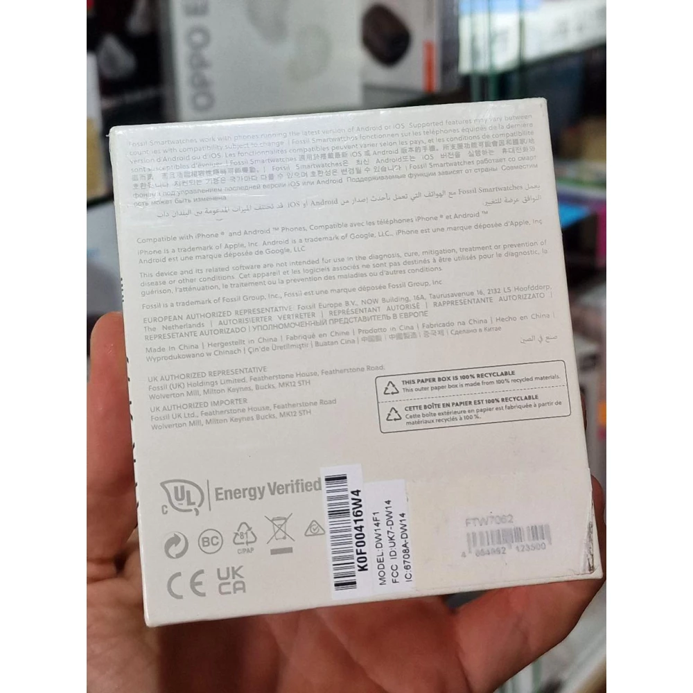 Часы FOSSIL GEN 6 Hybrid black Stainless Steel DW14F1