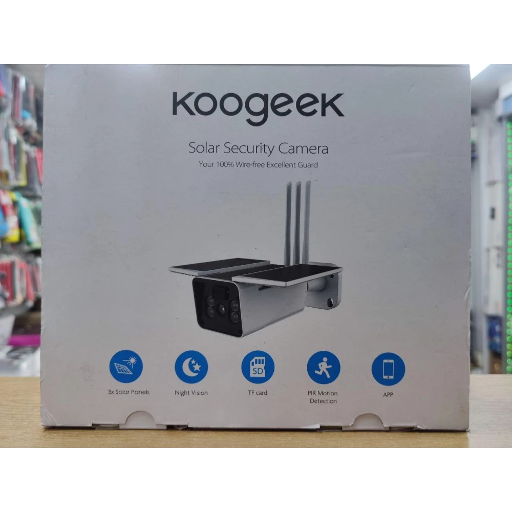 Беспроводная уличная камера на солнечных панелях, Koogeek ZC-IPC216 1080p ip67