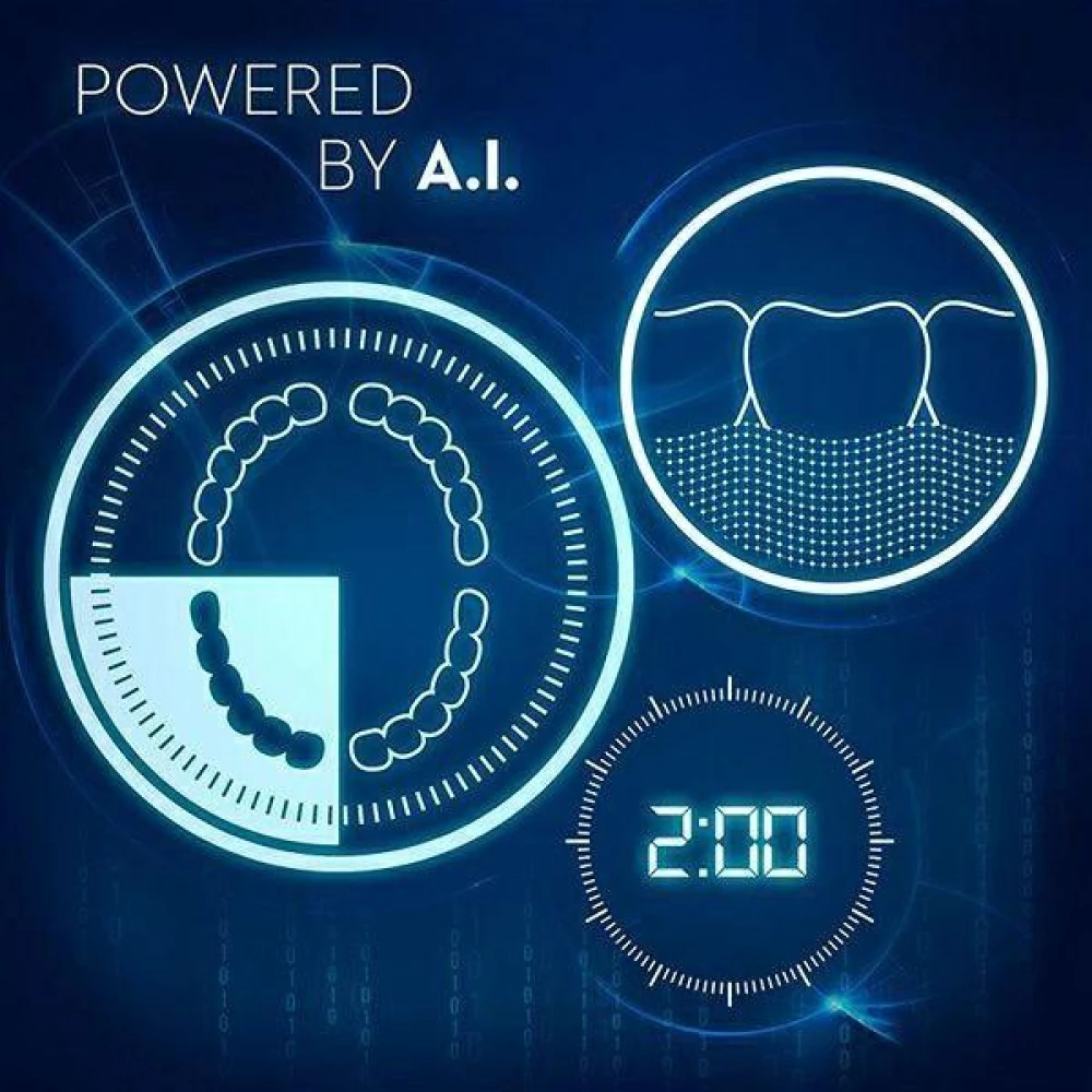 Зубная щетка Oral-B D706.513.6X Genius X 20000 Black с Bluetooth