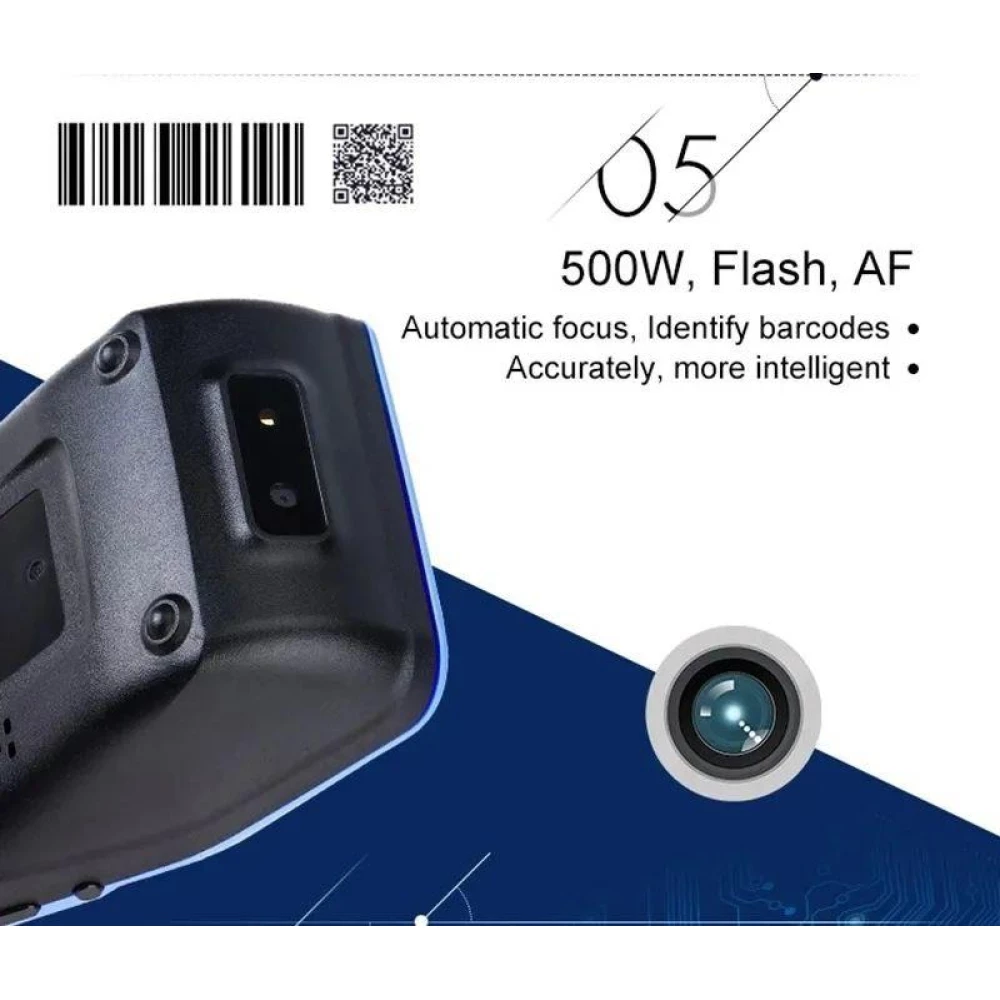 POS-терминал с встроенным принтером чеков MAXAH, 5“IPS, 58 мм, Android 8.1, GPS, 3G, WiFi, NFC, OTG