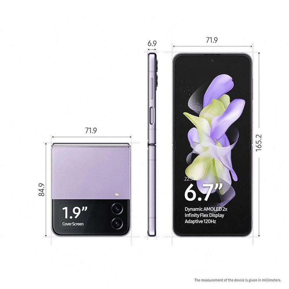 Смартфон Samsung Galaxy Flip4 8/128GB Bora Purple SM-F721BLVP