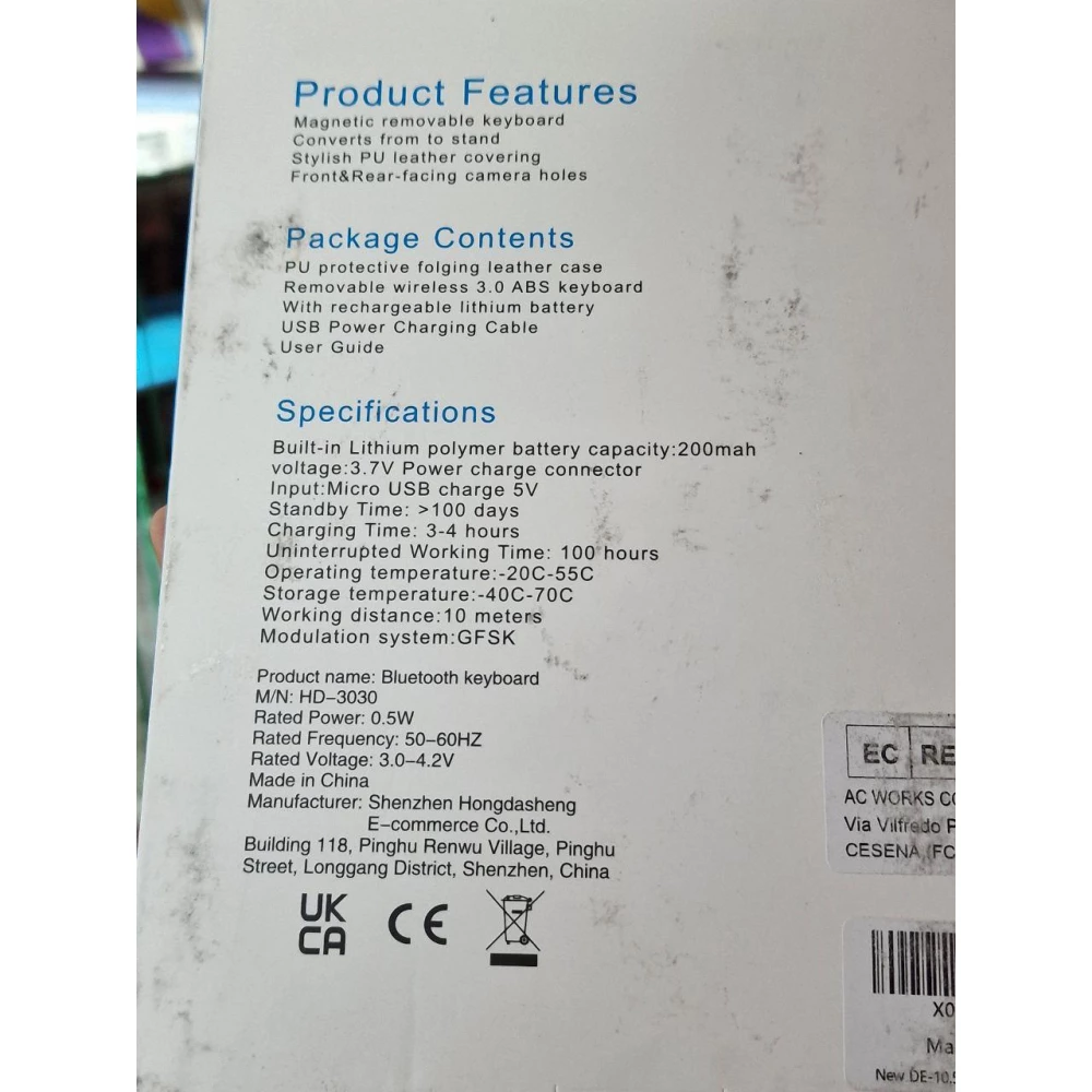 Чехол-клавиатура Tech-Protect Smart Сase Pen and Keyboard Samsung Galaxy Tab A8 10.5 X200 |  X205 Black