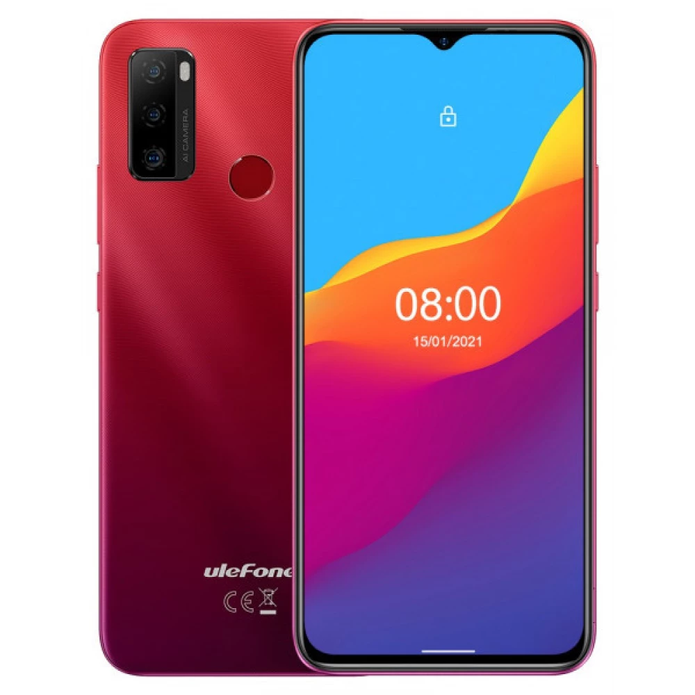 Смартфон Ulefone Note 10 2/32GB 2sim red 6.52 ““ 5500маг + чехол