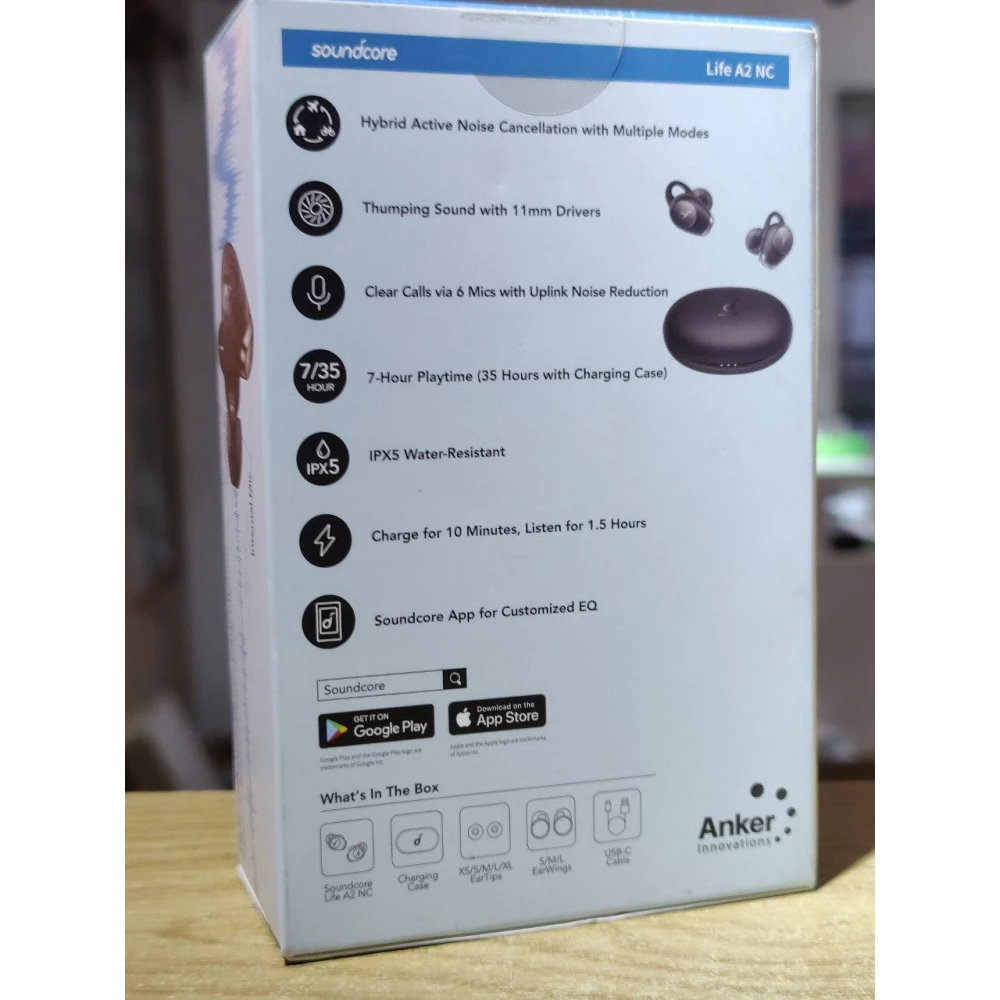 Наушники TWS Anker Soundcore Life A2 NC Black