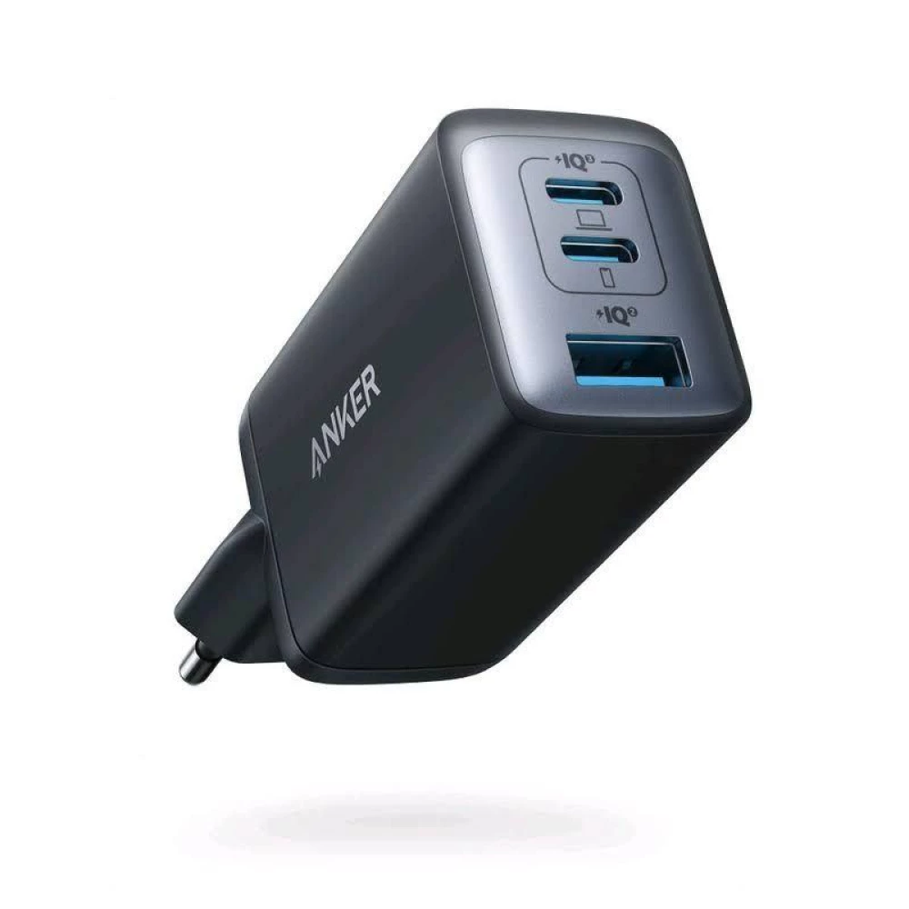 Сетевое зарядное устройство Anker PowerPort 735 GaNPrime - 65 Вт 2xPD и 1xPIQ PPS/DPDS