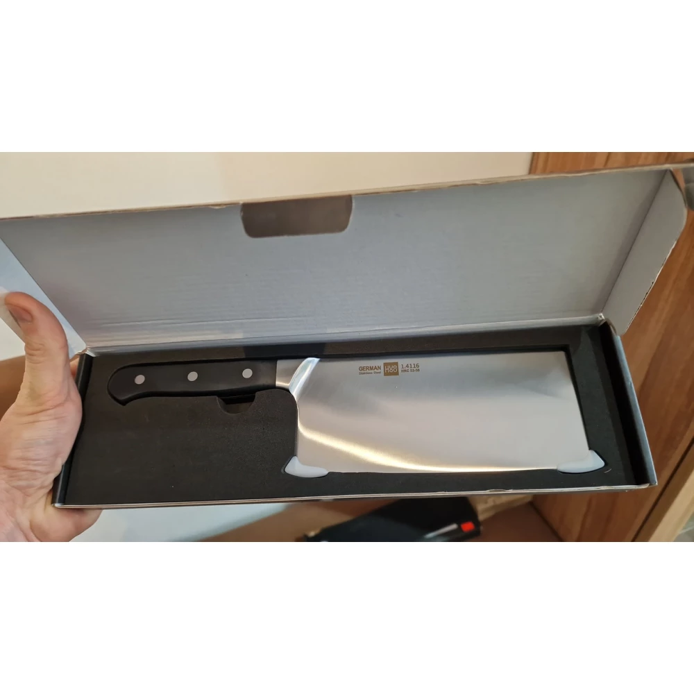 Кухонний сталевий неіржавкий ніж xiaomi Huohou Kitchen Knife