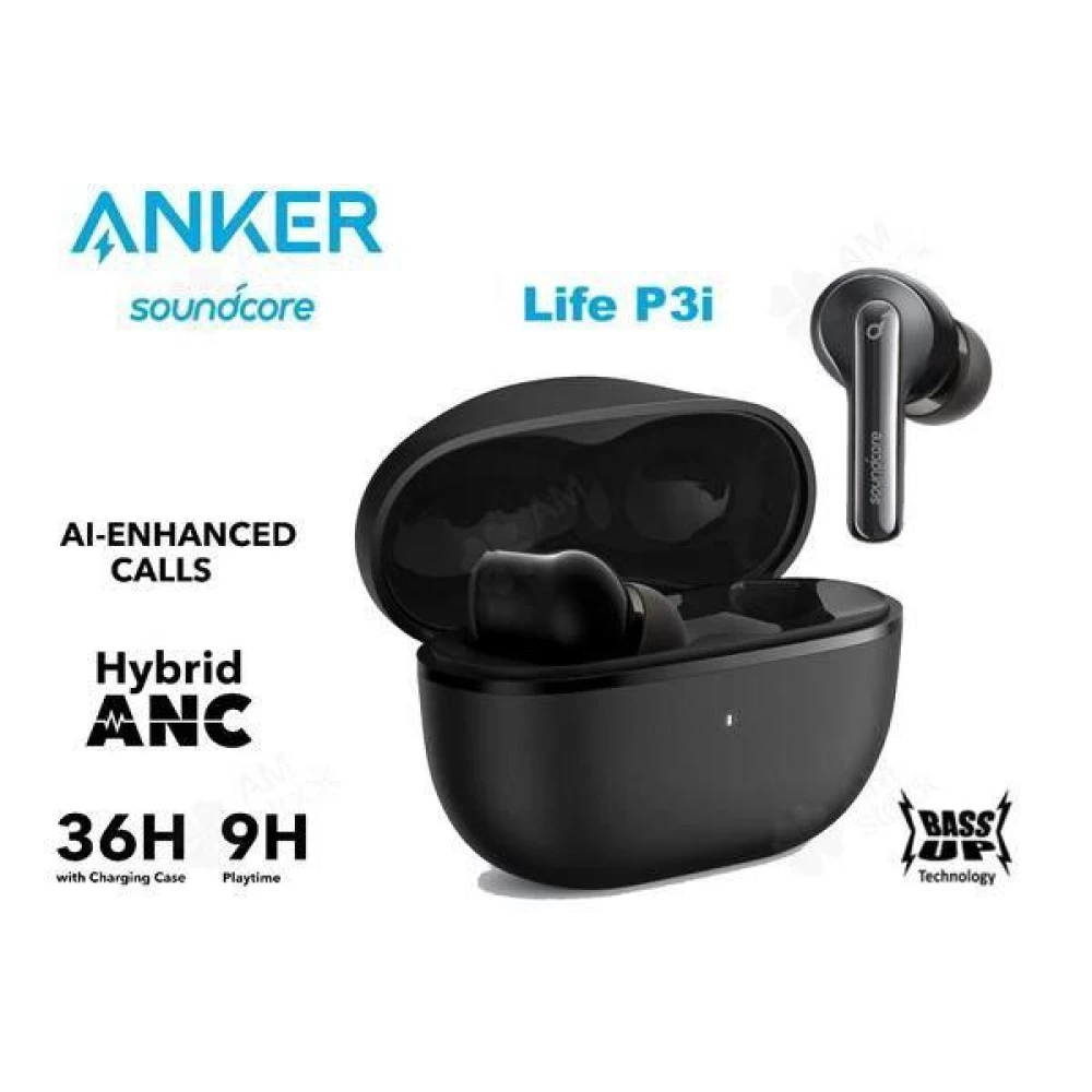 Беспроводные Наушники Anker Soundcore Life P3i hybrid ANC black