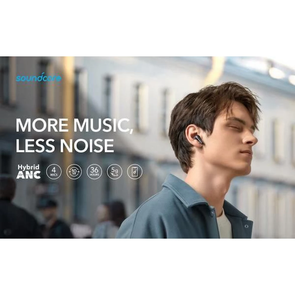 Беспроводные Наушники Anker Soundcore Life P3i hybrid ANC black