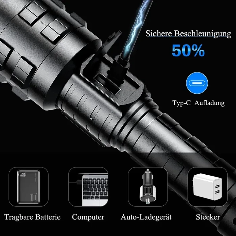 Светлодиодный ФонарьRelybo 15000 люмен