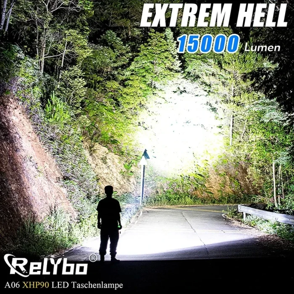 Светлодиодный ФонарьRelybo 15000 люмен