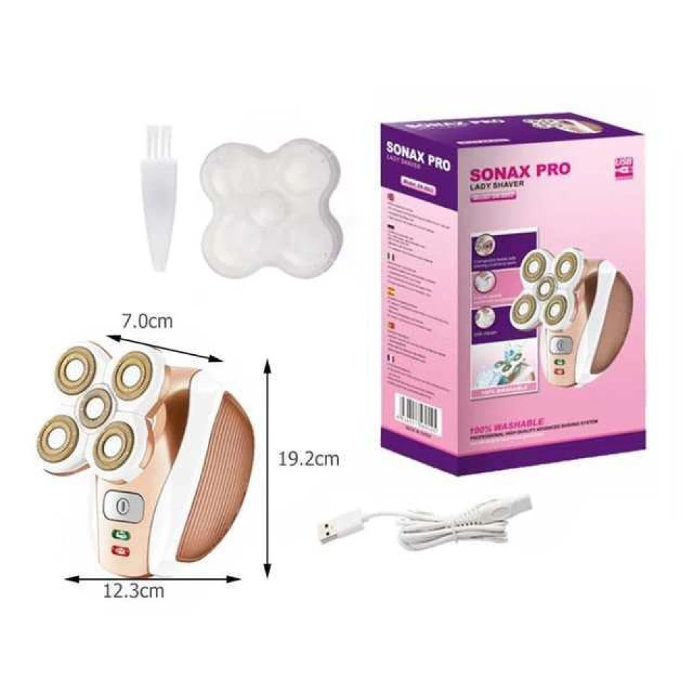 SONAX PRO SN-8922 женский электрический эпилятор многофункциональный, безопасный, для удаления волос на теле