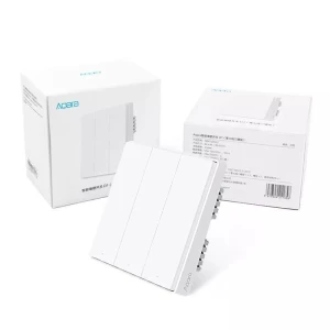 Изображение товара -  Умный выключатель без нулевой линии Xiaomi Aqara D1 Smart Wall Switch (тройной)(QBKG25LM)
