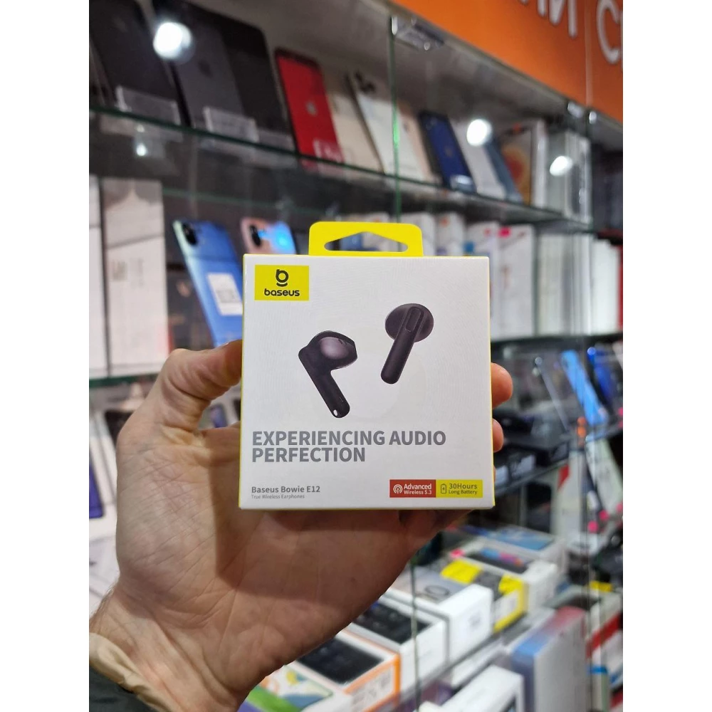 Беспроводные Bluetooth навушники BASEUS Bowie E12 White