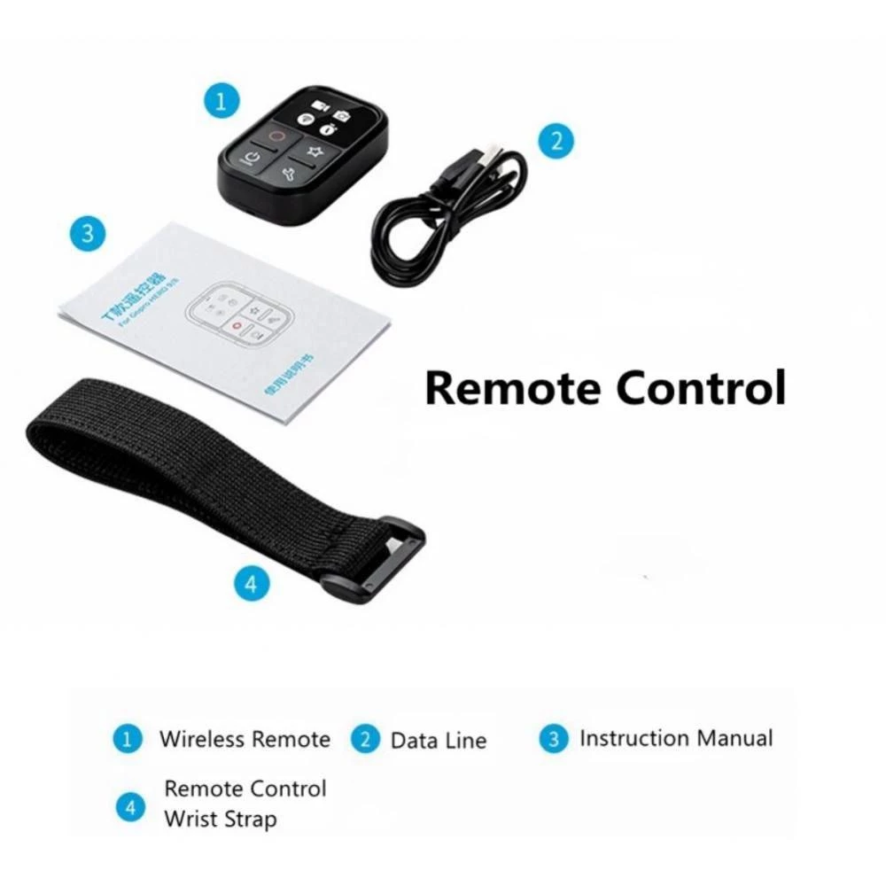 Пульт YOCTOP для Gopro Hero11 Hero10 Hero 9 Hero 8 MAX Remote Con