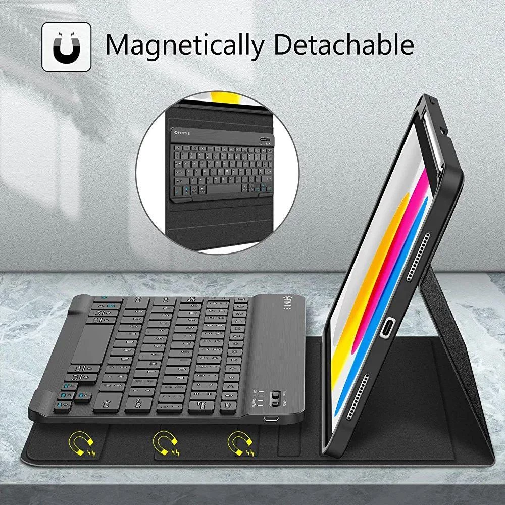 Чехол-клавиатура Fintie для 10.9-дюймового планшета iPad 10 gen