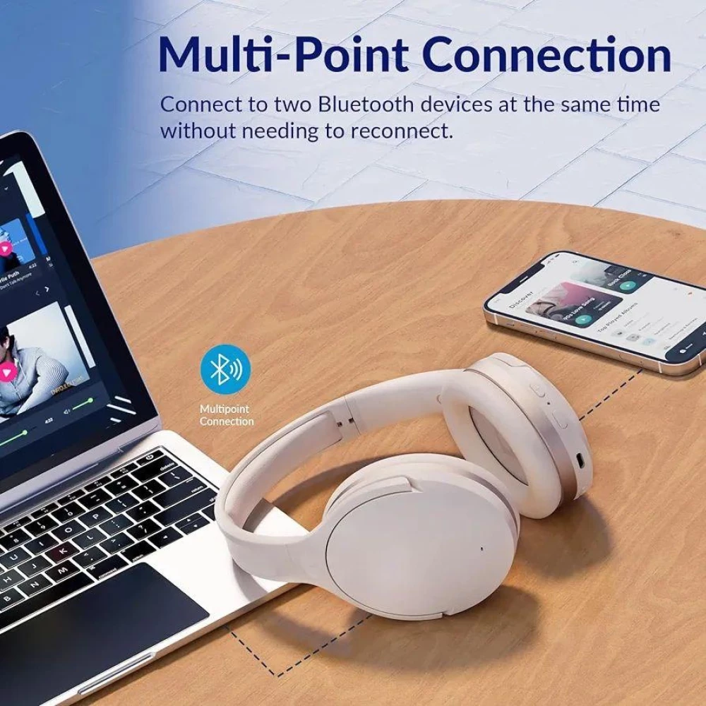 TONEMAC H3 Bluetooth-наушники з активным шумодавом стереозвуком Hi-Fi