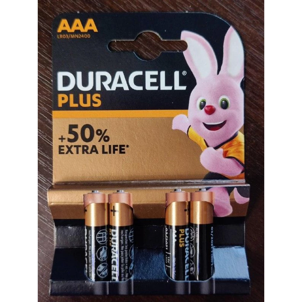 БАТАРЕЙКА DURACELL AAA MN2400 LR03 4шт