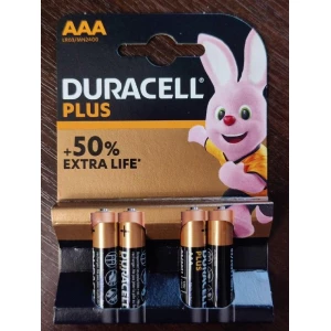 Зображення товара - БАТАРЕЙКА DURACELL AAA MN2400 LR03 4шт