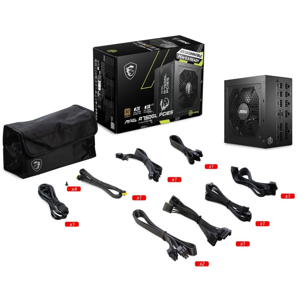 Блок питания MSI MAG A750GL PCIE5 (MAG A750GL PCIE5)