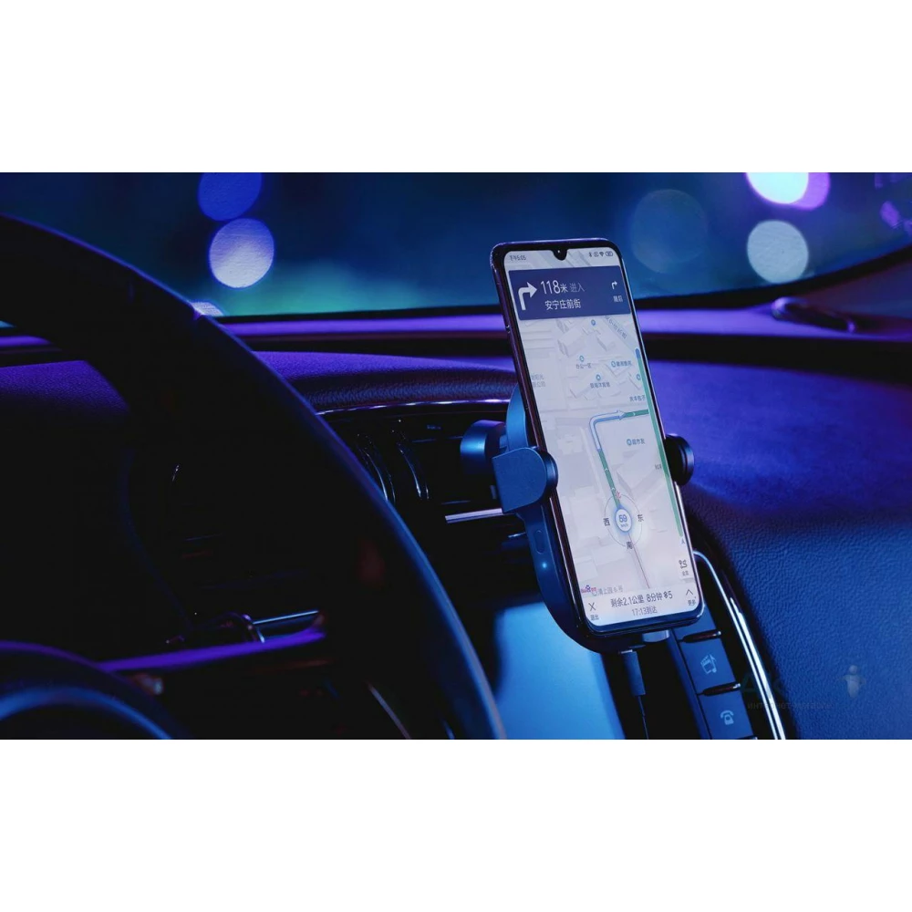 Беспроводное автомобильное зарядное устройство Xiaomi MI QI Car Wireless Charger WCJ02ZM (GDS4108CN/GDS4127GL)