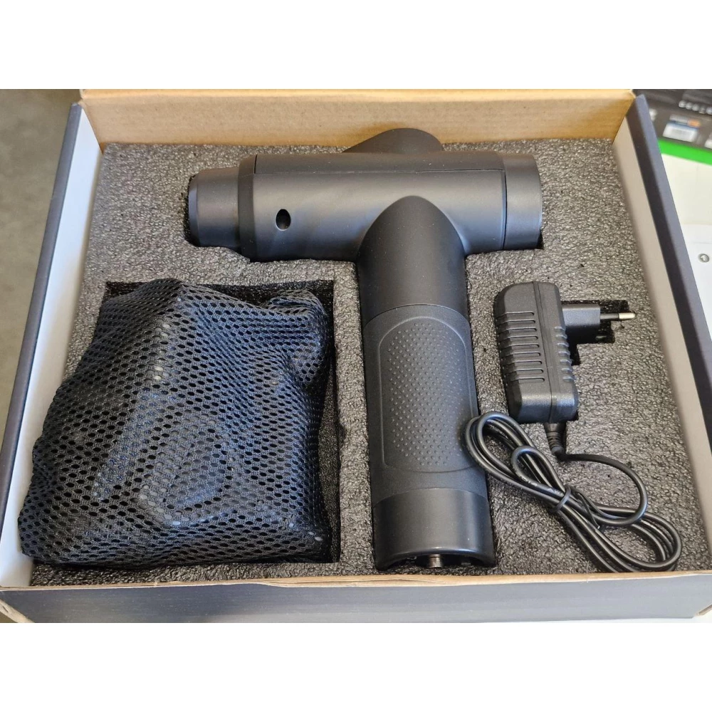 Вибрационный ударный мышечный массажер Massage Gun Zerolia (30 скоростей и сенсорный ЖК-экран)