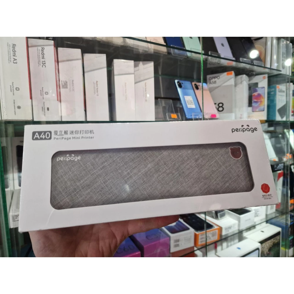 Портативный беспроводной термопринтер A4 PeriPage A40, Bluetooth, 2600mAh батарея