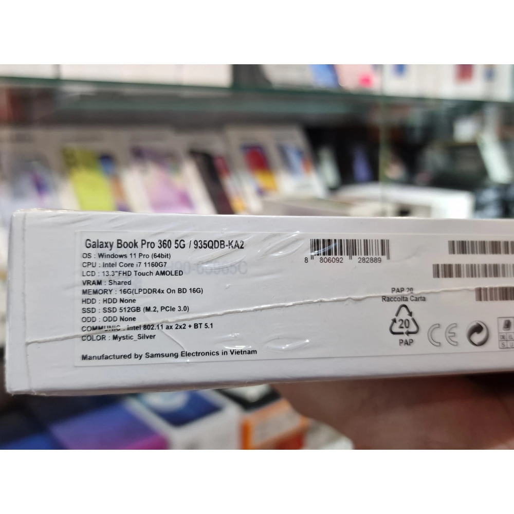 Samsung Galaxy Book2 Pro 360 5G (NP935QDB-KA2) 13.3“ amoled 16/512 Intel Core i7 1167g