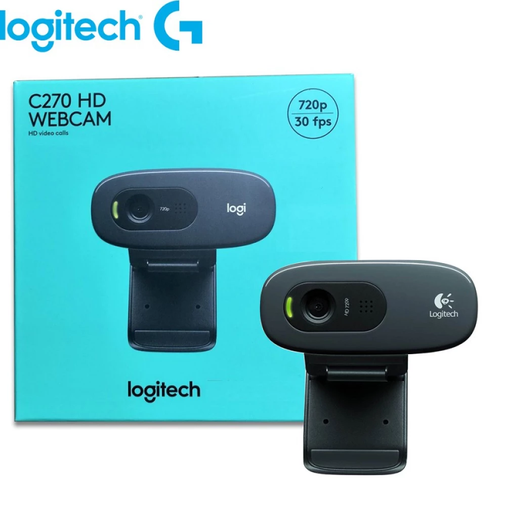 Веб-камера Logitech HD C270,  вебка для ПК и ноутбука
