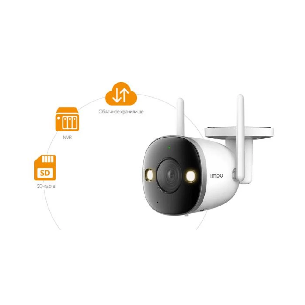 IP-видеокамера с Wi-Fi 4 Мп Imou IPC-F42FP-D 2.8 4MP мм с 4 режимами ночного видения и детекцией