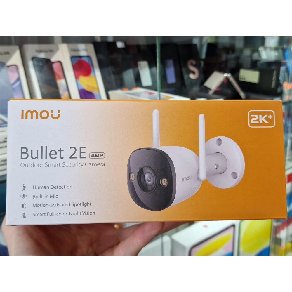 IP-видеокамера с Wi-Fi 4 Мп Imou IPC-F42FP-D 2.8 4MP мм с 4 режимами ночного видения и детекцией