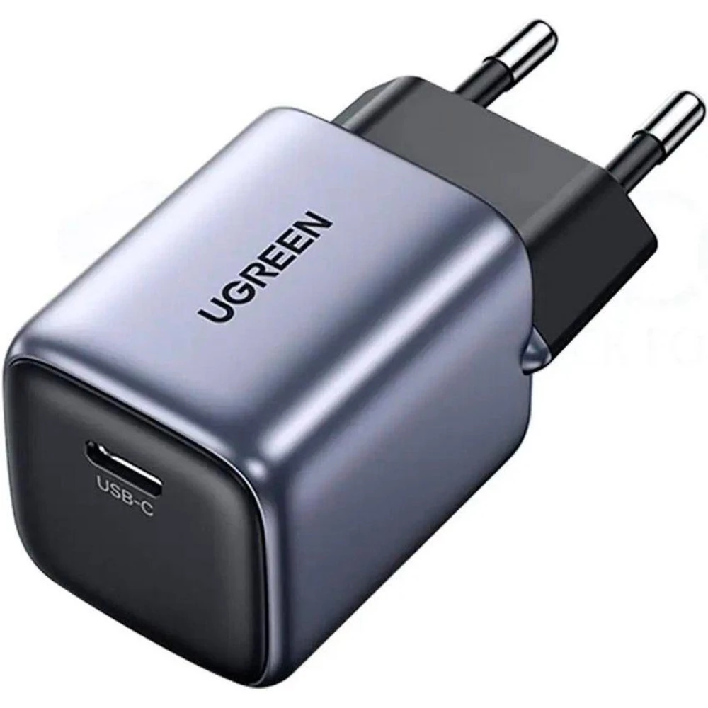 Мережевий зарядний пристрій UGREEN CD319 Nexode Mini GaN 30W 1xUSB-C PD3.0 QC4.0 Wall Charger Gray