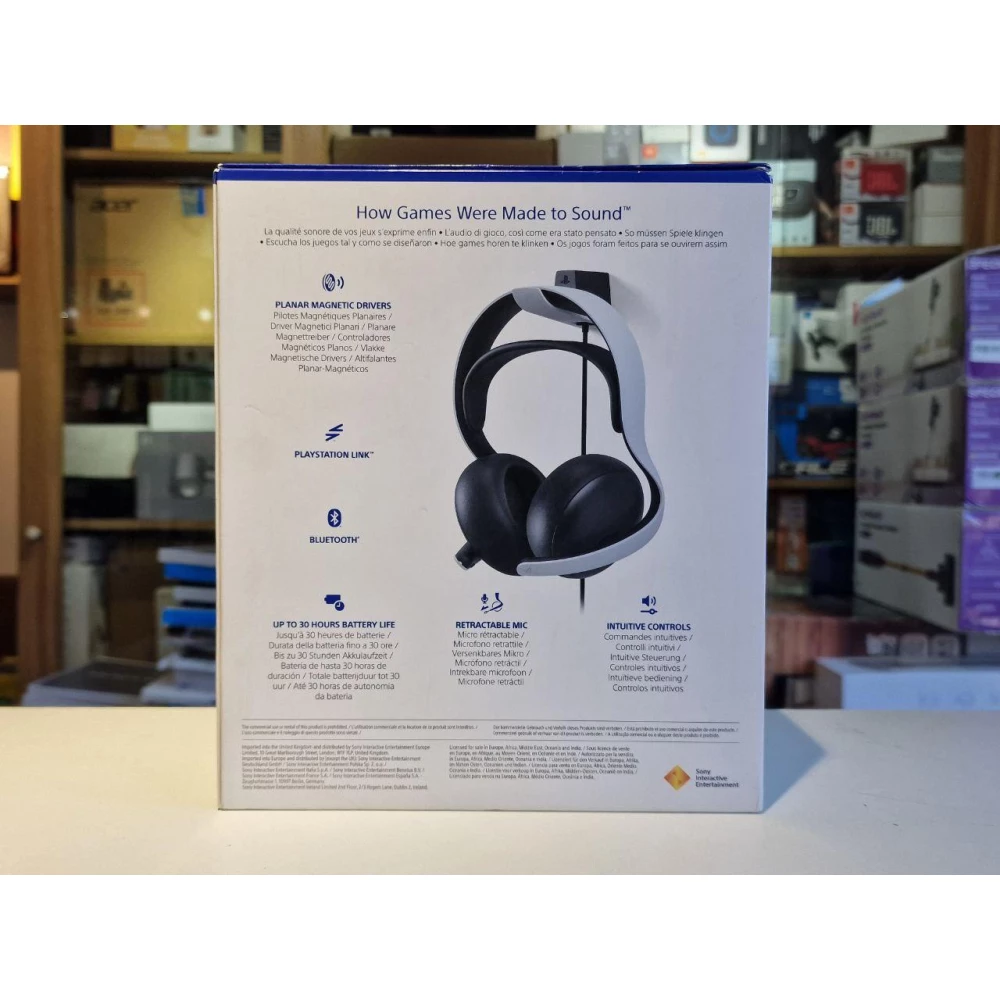 Игровые наушники Sony PS5 Pulse Elite White