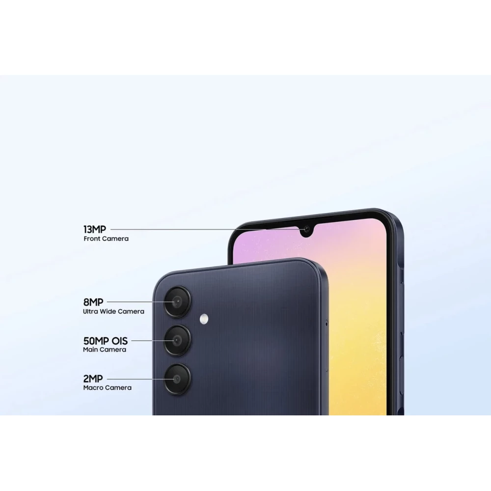 Смартфон Samsung Galaxy A25 5G 8/256GB Black Blue (SM-A256BZBH)