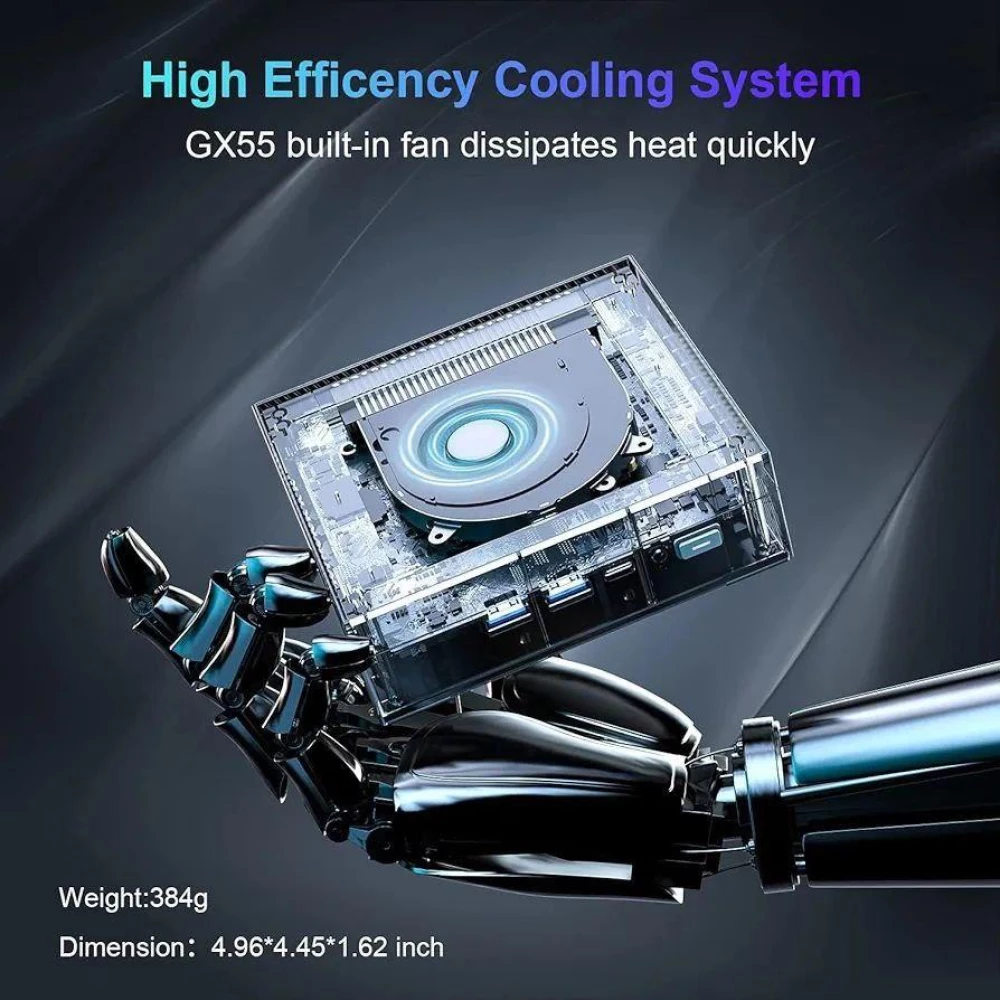 Мини ПК ALLIWAVA GX55 Intel Celeron N5105 RAM 16GB SSD 512GB Windows 11