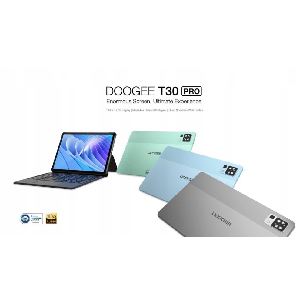 Планшет Doogee T30 Pro lte 8/256Gb 11“ 2K 4G 8580mAh Ice Blue LTE