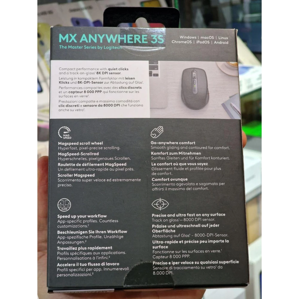 Мышь беспроводная Logitech MX Anywhere 3S