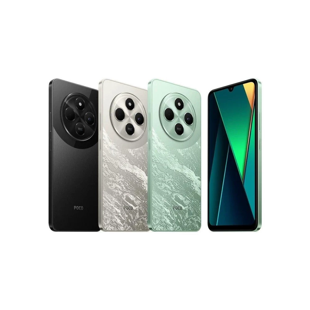 Смартфон Poco C75 Gold 2 SIM, 6.88“ (1640х720 120 Гц) IPS, MediaTek Helio G81-Ultra, RAM 8GB, ROM 256GB, GPS,