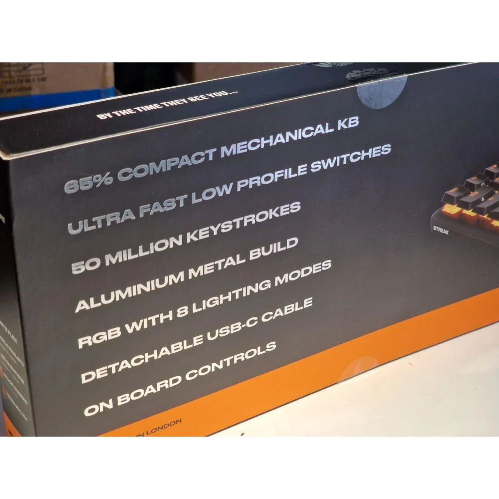 Fnatic streak65 компактная механическая rgb клавиатура