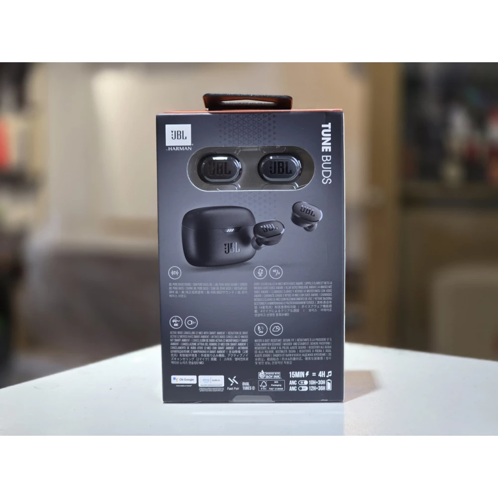 Наушники беспроводные JBL Tune Buds Perfect Fit Black (JBLTBUDSBLK)