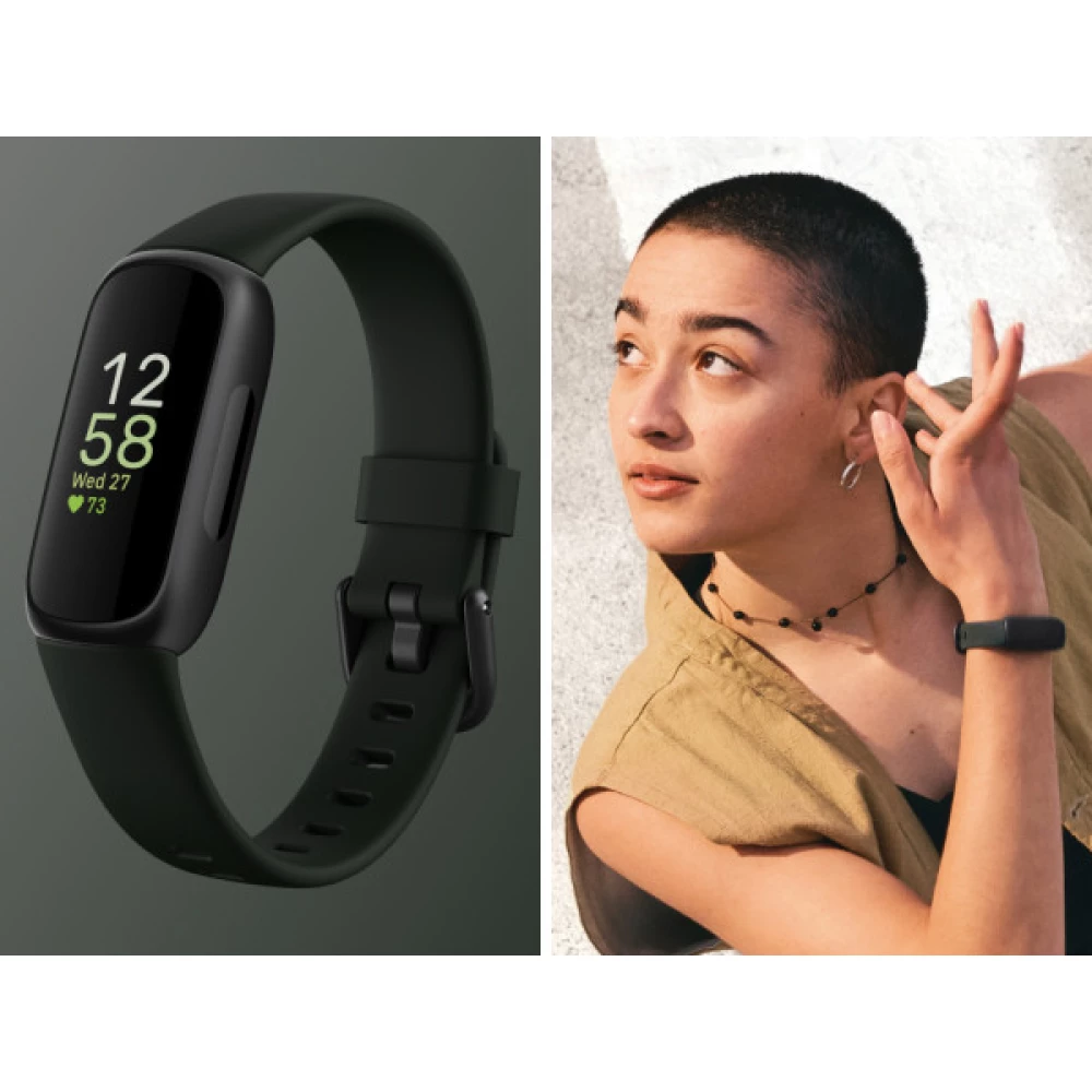 Фитнес браслет Fitbit Inspire 3 Black case/Midnight Zen band