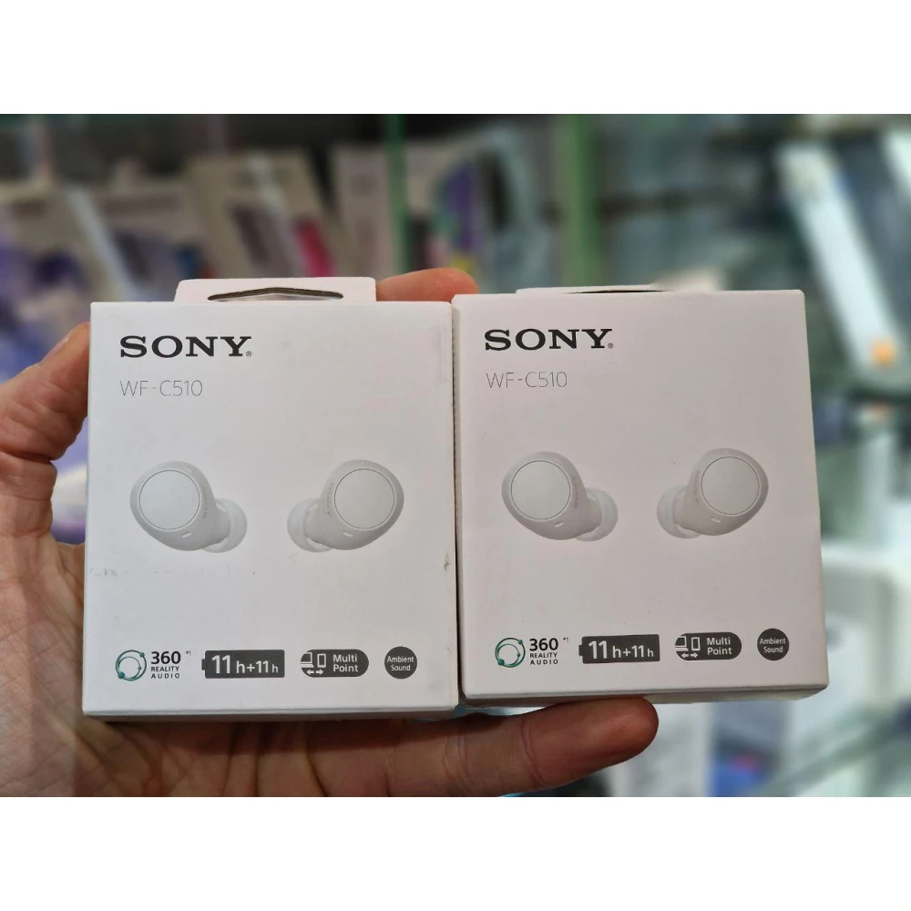 Беспроводные Bluetooth наушники TWS Sony WF-C510 White (WFC510W.CE7)