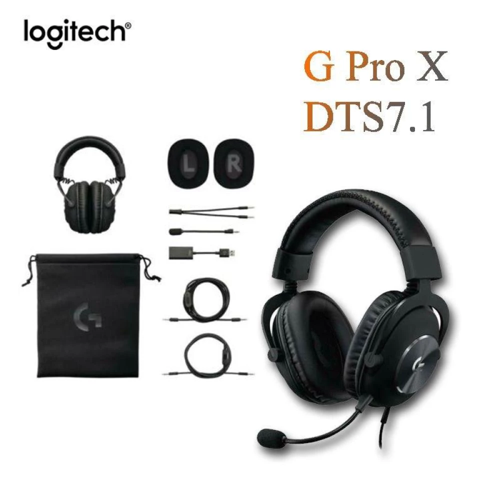 Компьютерная гарнитура Наушники Logitech G PRO X Gaming Headset (L981-000818) Black