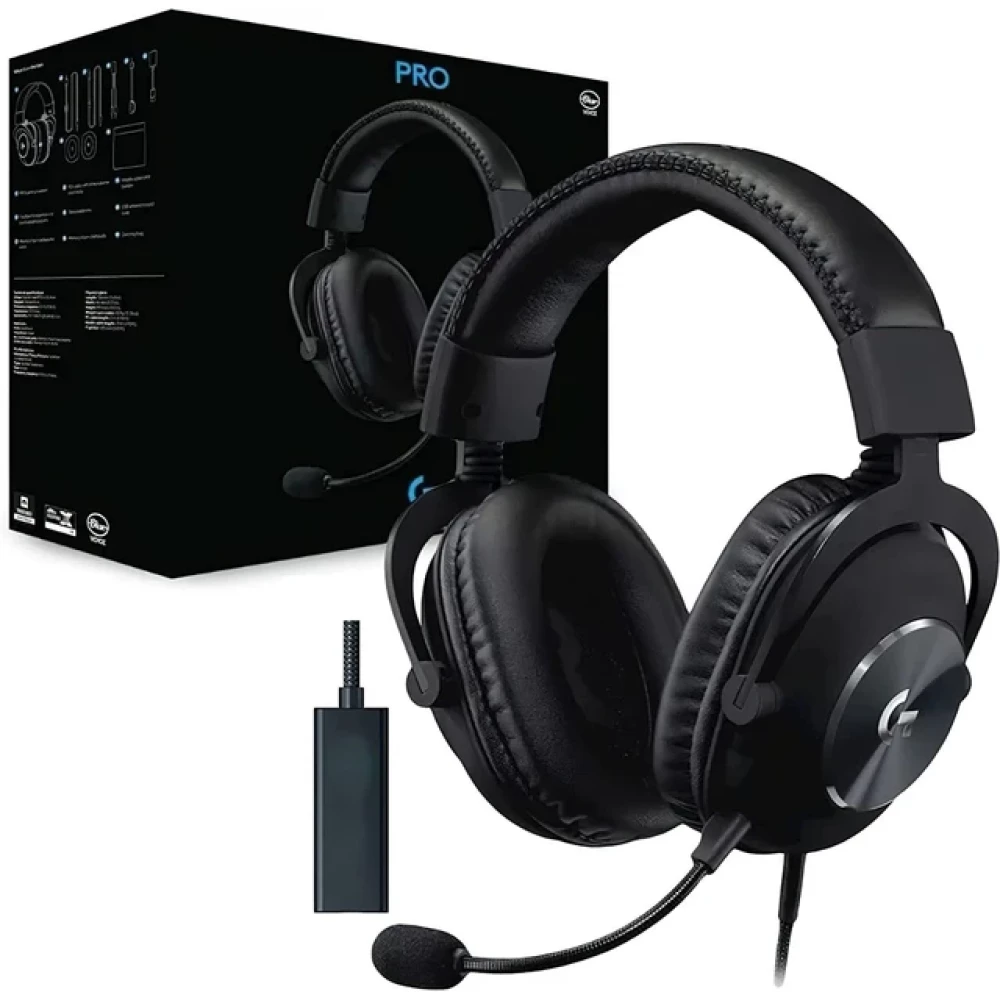Компьютерная гарнитура Наушники Logitech G PRO X Gaming Headset (L981-000818) Black