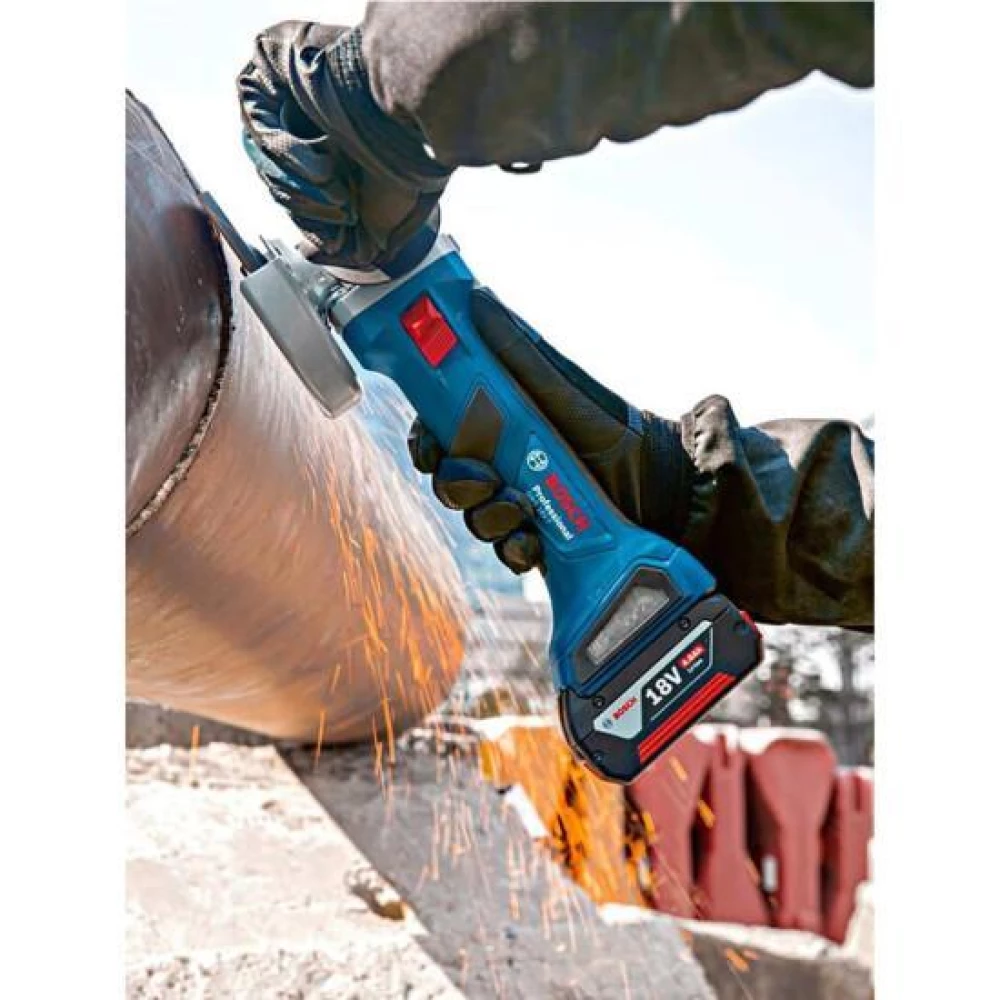 Болгарка (угловая шлифмашина) аккумуляторная Bosch Professional GWX 18V-7 (без АКБ и ЗУ)