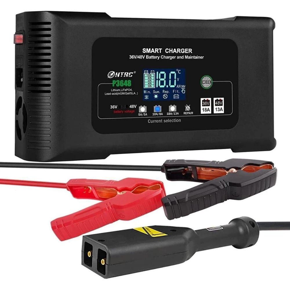 Розумний автомобільний зарядний пристрій HTRC P35 35A 12/24V