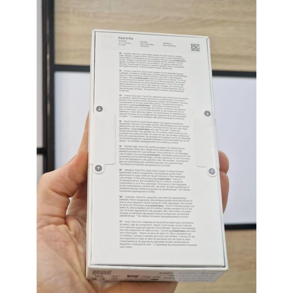 Смартфон Google Pixel 8 Pro 12/256GB Obsidian EU