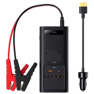Зображення товара - Автомобільний інвертор Baseus IGBT Power Inverter 300 W (CGNB010101) чиста синусоїда