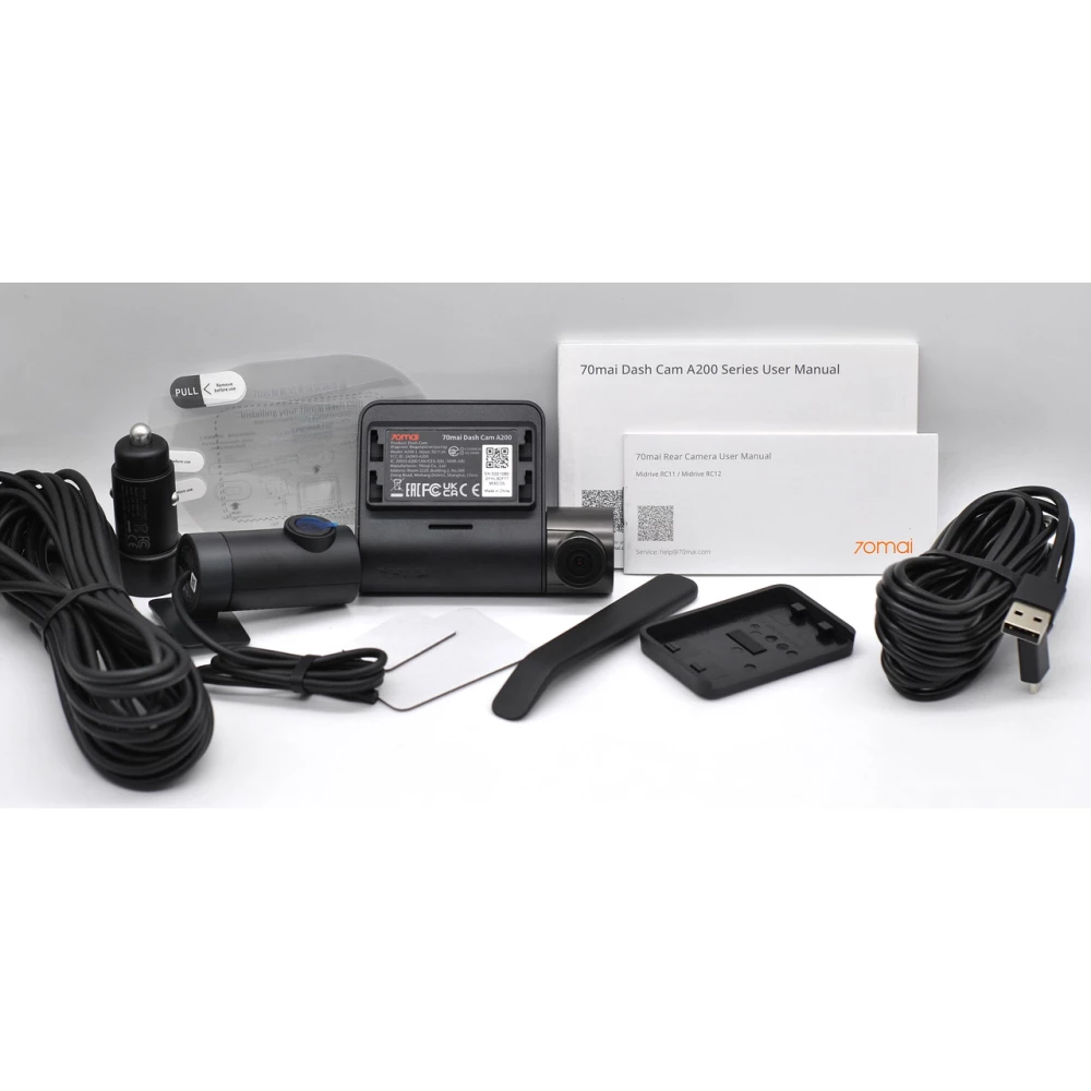 Відеореєстратор 70mai Smart Dash Cam A200-1 + 2-ша камера — комплект