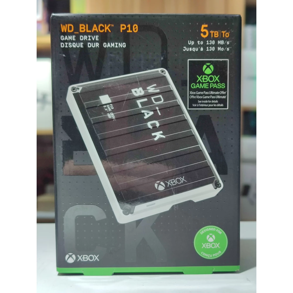 Внешний диск винчестер SSD WD BLACK P10 Game Drive for Xbox One 5 TB (WDBA5G0050BBK-WESN)